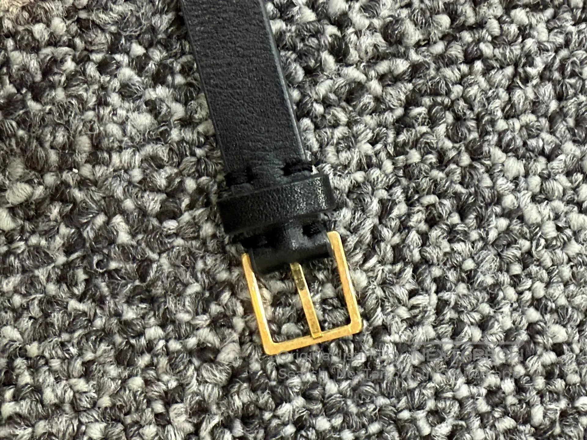 Dior Dior Black Leather Necklace with Gold Star. Size ONE SIZE - 5 Thumbnail