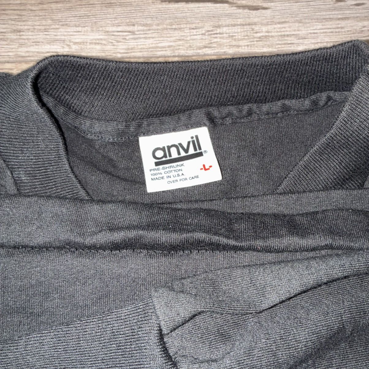 Anvil 80s COCO Chanel perfume promo black long sleeve Tee shirt Size US L / EU 52-54 / 3 - 3 Thumbnail