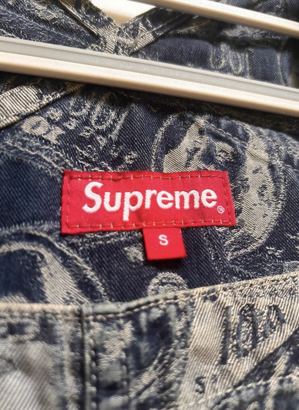 Supreme Supreme 100 Dollar Bill Overalls blue Size US 30 / EU 46 - 2 Thumbnail