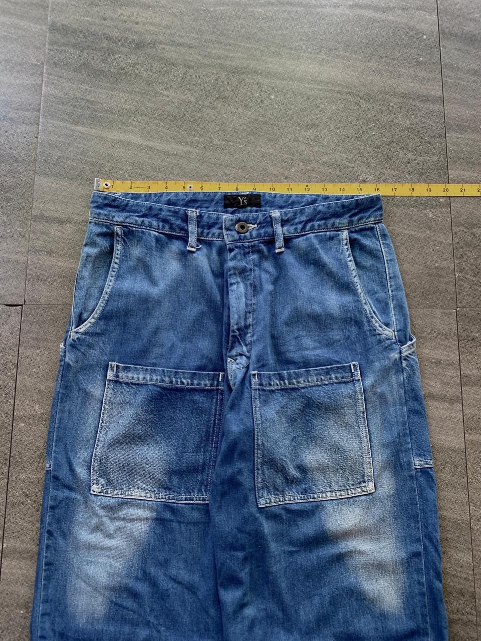 Yohji Yamamoto FREE TAX! Ys Cropped Front Pocket Denim Jeans Size US 31 - 12 Thumbnail