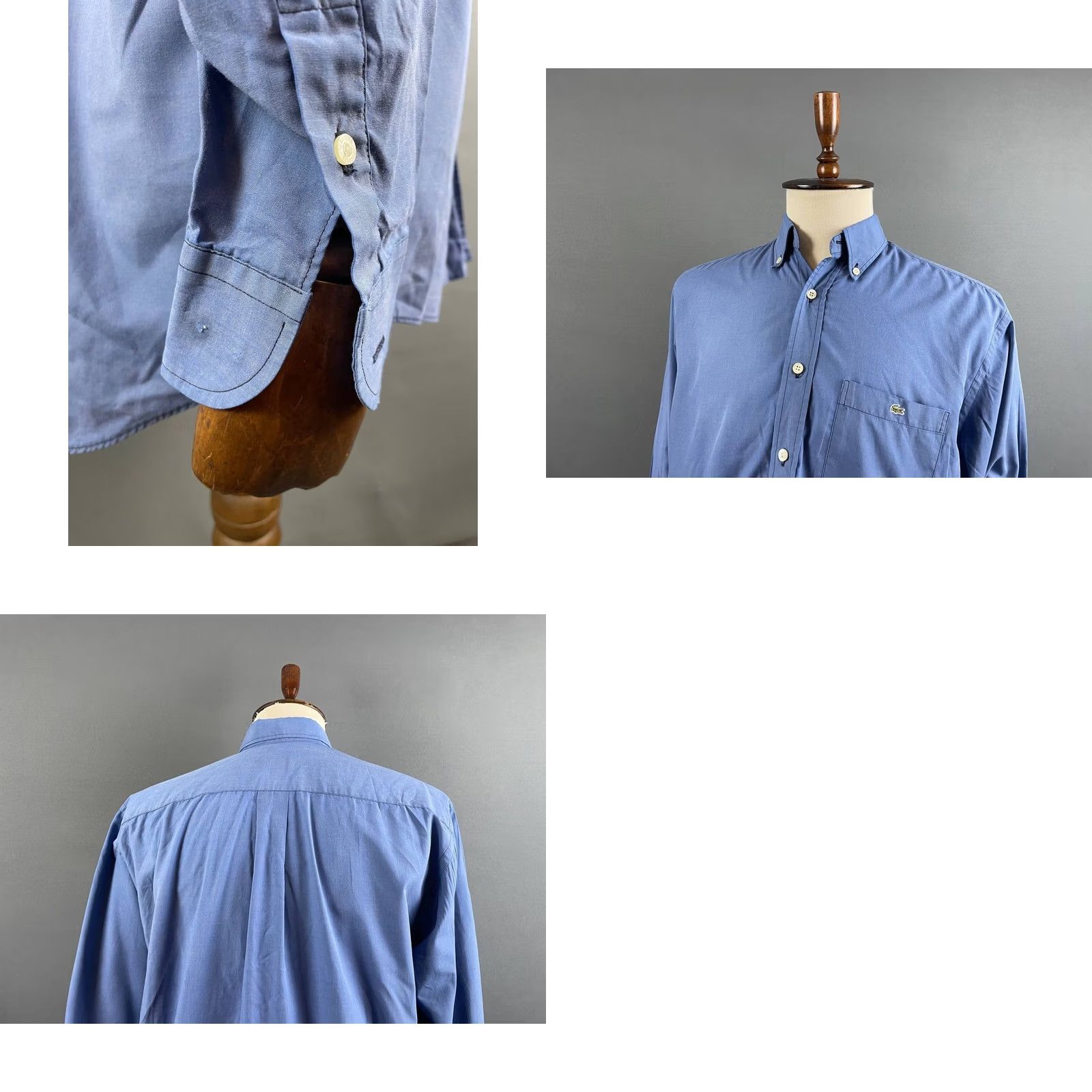 Lacoste Lacoste Shirt Mens Size M Blue Cotton Long Sleeve Collared Button Down Size US M / EU 48-50 / 2 - 8 Thumbnail