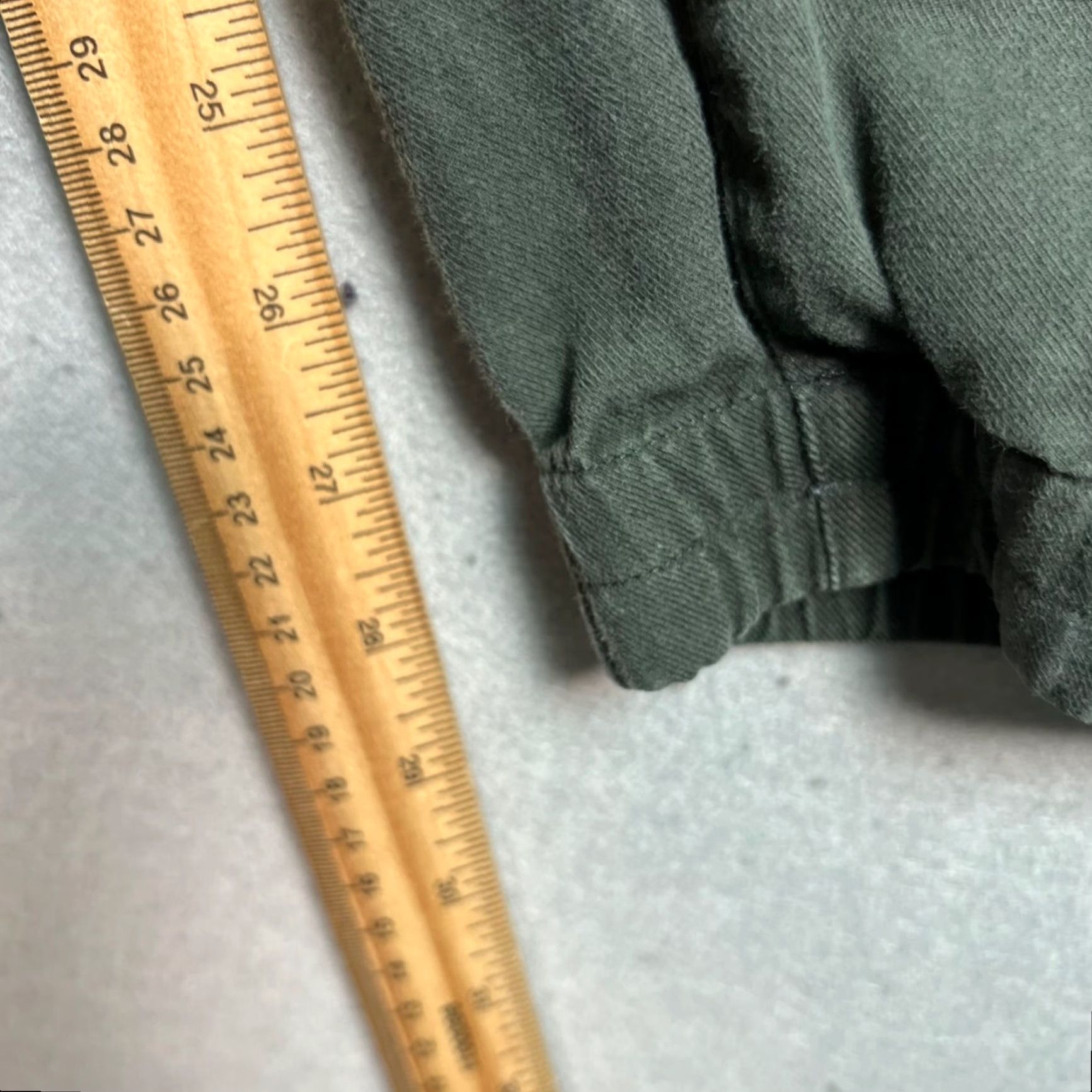 Cos COS Olive Green Elastic Waist Jogger Pants Small Cotton Blend Casual Fit Size US 29 - 7 Thumbnail