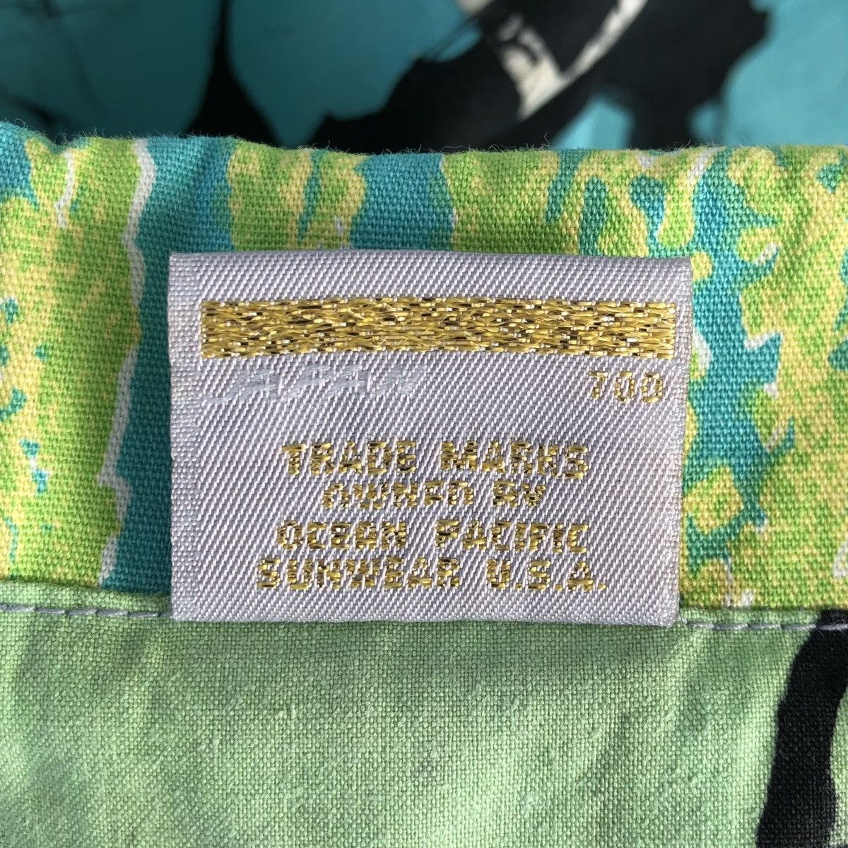 Ocean Pacific Vintage OCEAN PACIFIC Patchwork Light Jacket Size US L / EU 52-54 / 3 - 17 Thumbnail