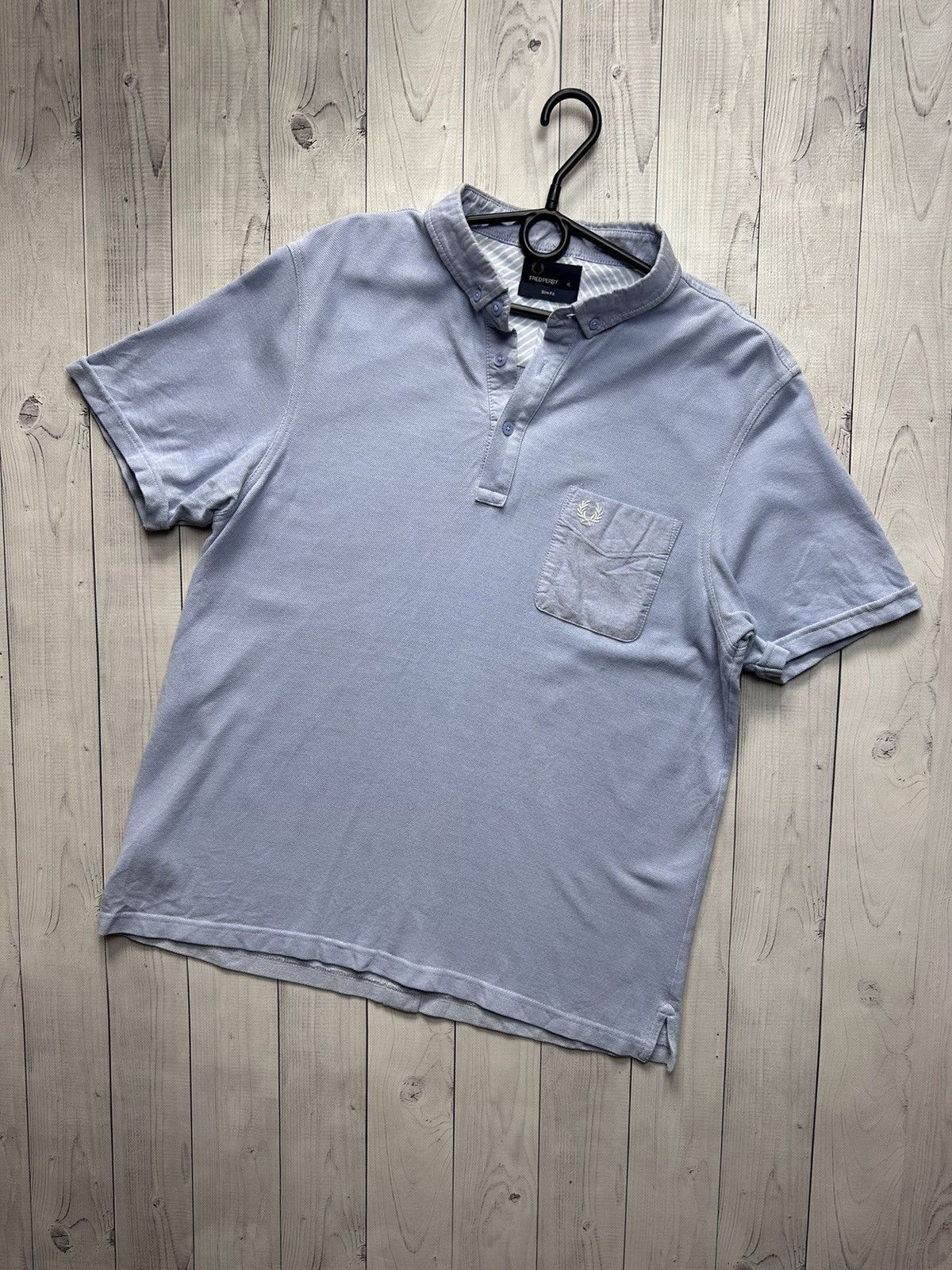 Fred Perry × Vintage Vintage Fred Perry polo blue size XL logo Size US XL / EU 56 / 4 - 1 Thumbnail