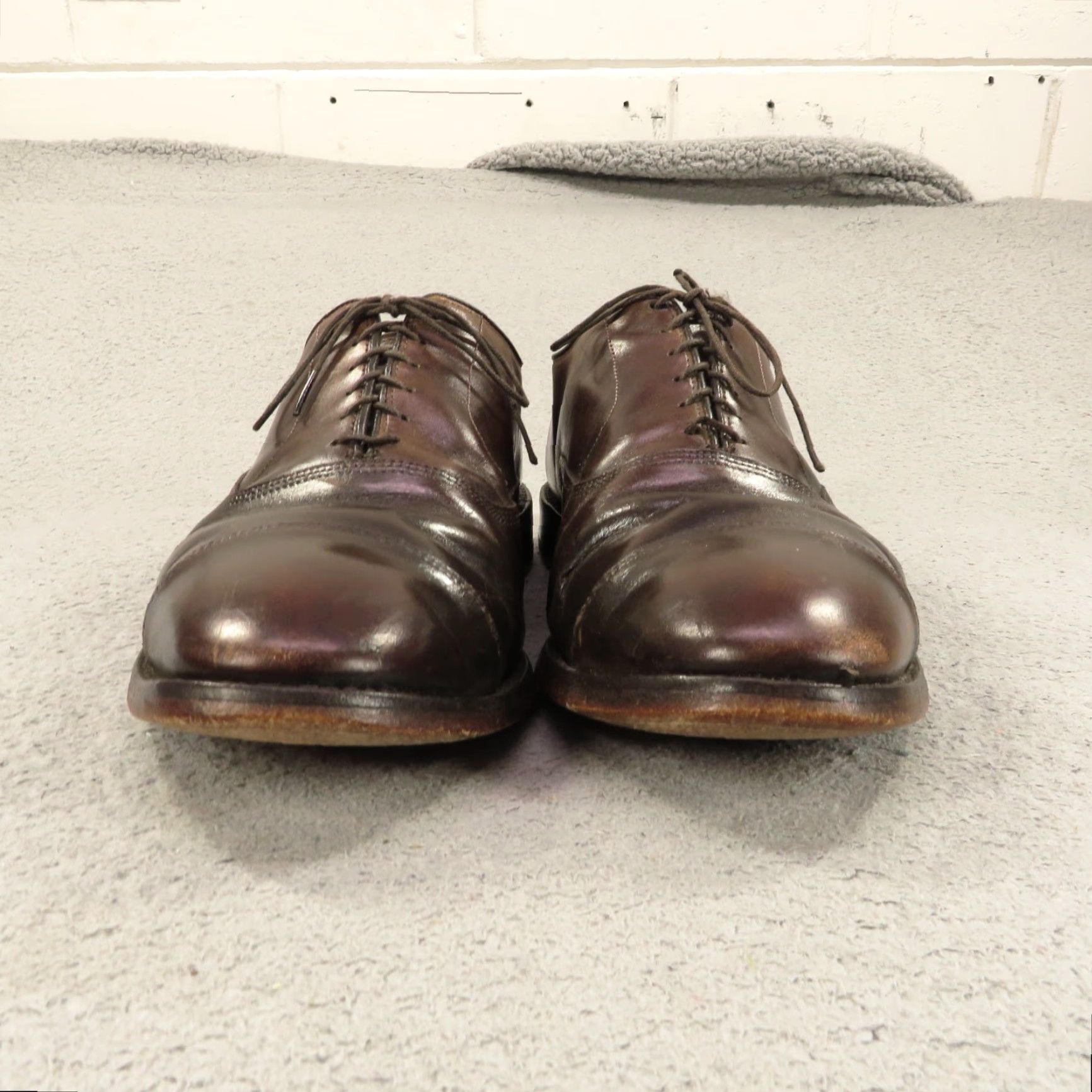 Allen Edmonds Allen Edmonds Park Avenue Shoes Mens 9.5 EEE Brown Cap Toe Leather Oxford Dress Hosiery? Size US M / EU 48-50 / 2 - 7 Thumbnail