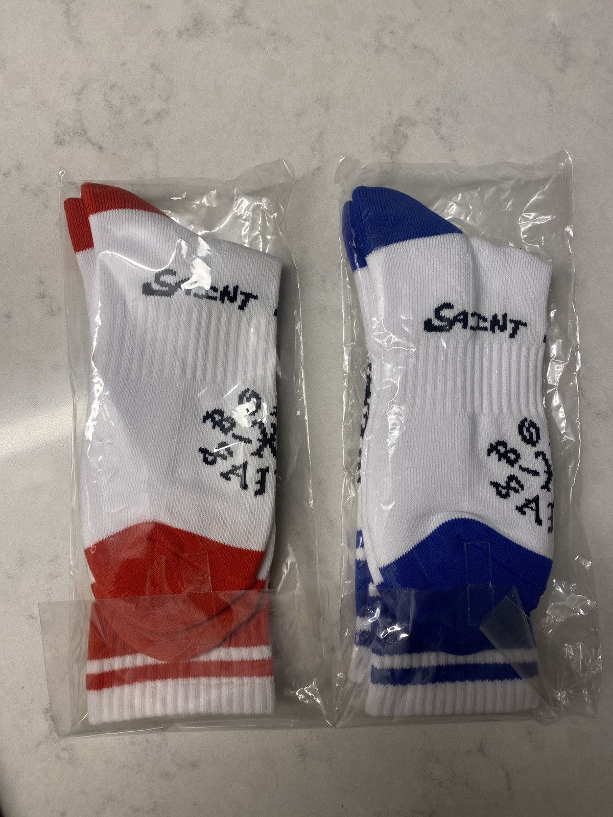 BORN X RAISED×©SAINT M×××××× LA SOCKS SAINT Mxxxxxx BORN X RAISED × SAINT Mxxxxxx LA Socks （White