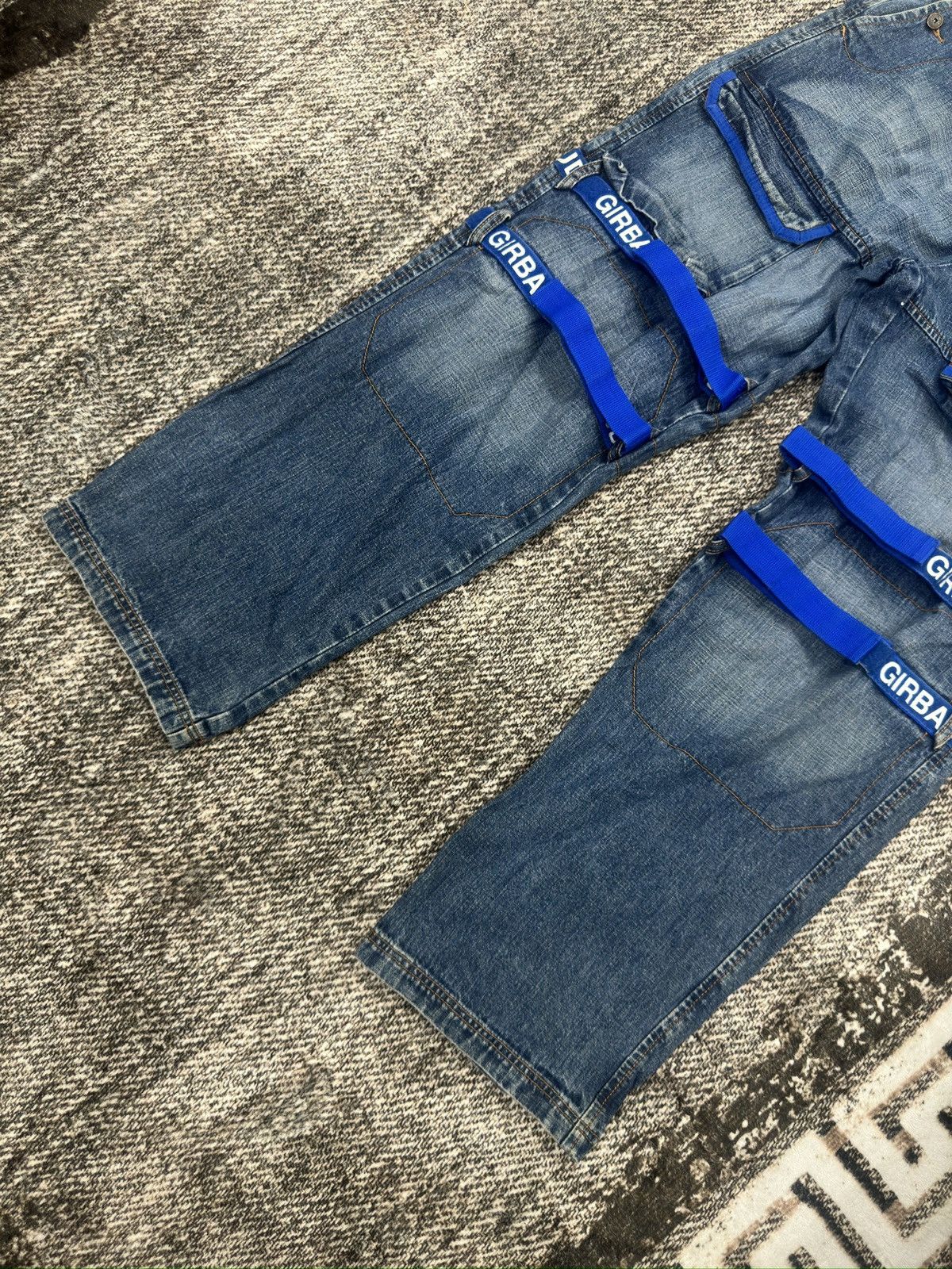 If Six Was Nine × JNCO × Marithe + Francois Girbaud Baggy Jeans MFG Denim Wide Loose Y2k Streetwear Jnco Size US 38 / EU 54 - 2 Thumbnail
