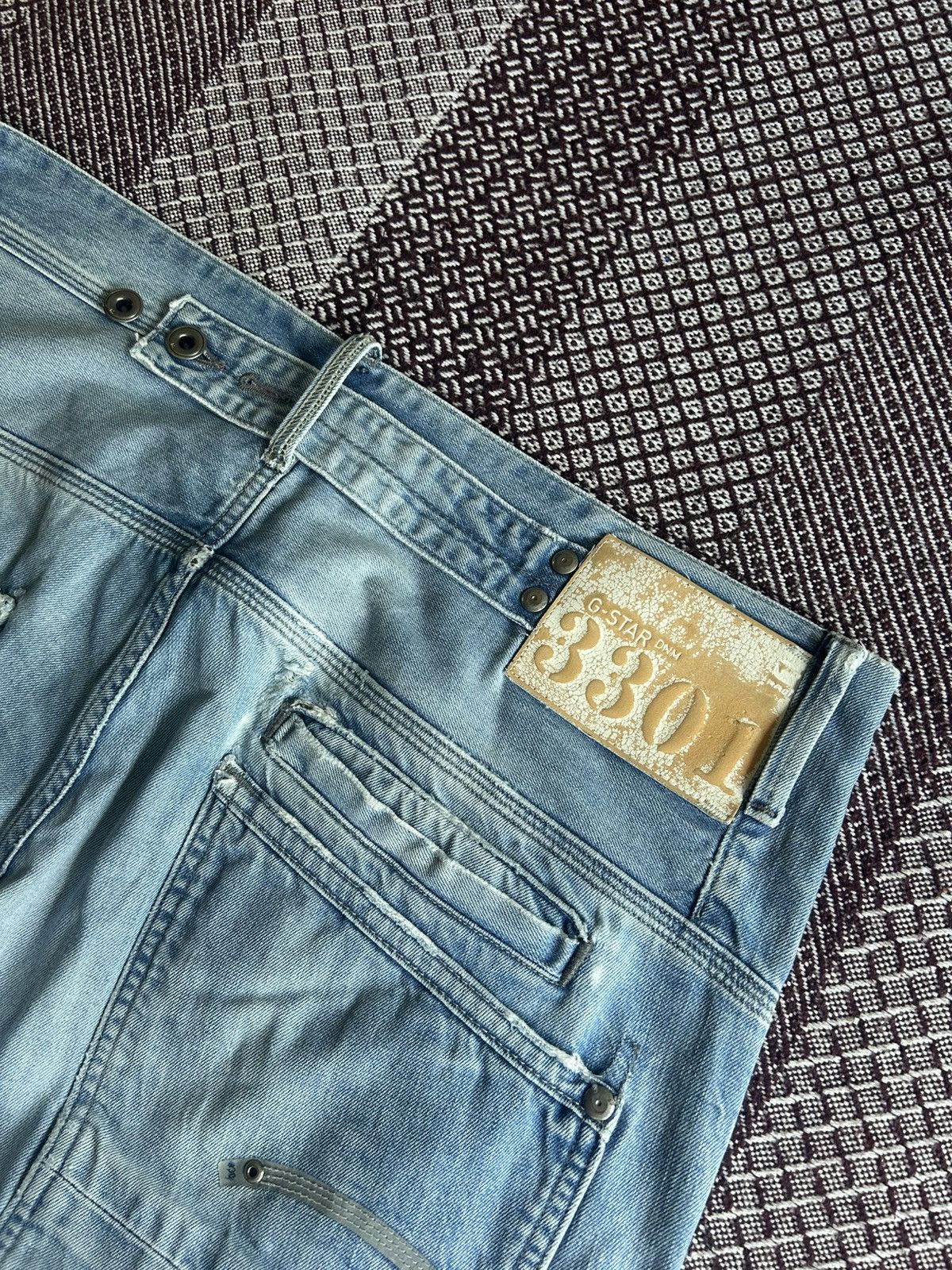 G-Star Vintage G-Star Raw Structor Denim Shorts Size 34 Streetwear Size US 34 / EU 50 - 10 Thumbnail
