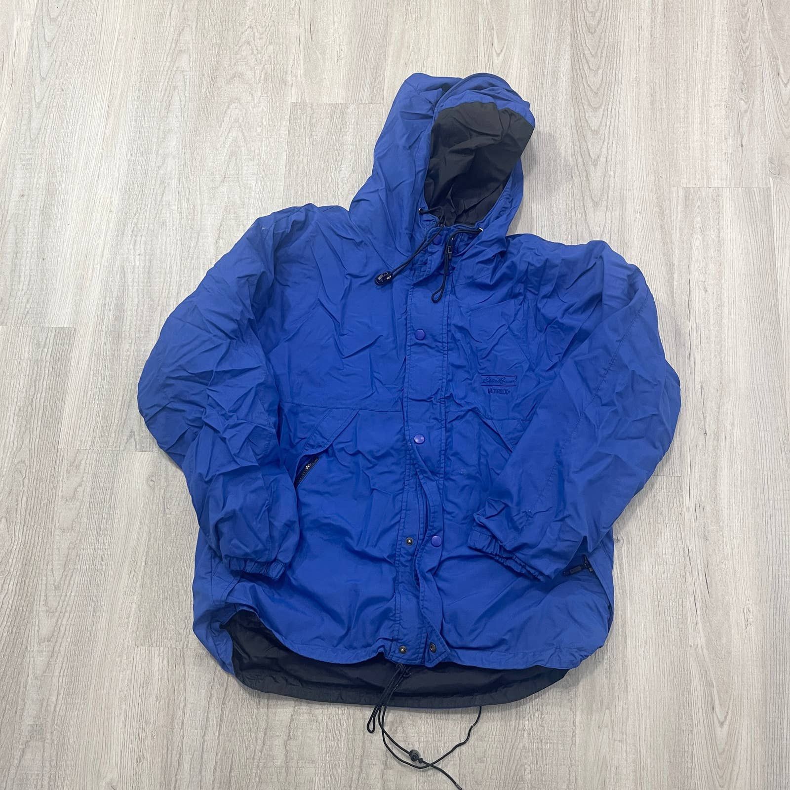 Eddie Bauer VINTAGE 90s Eddie Bauer Full Zip Windbreaker Rain Jacket ...