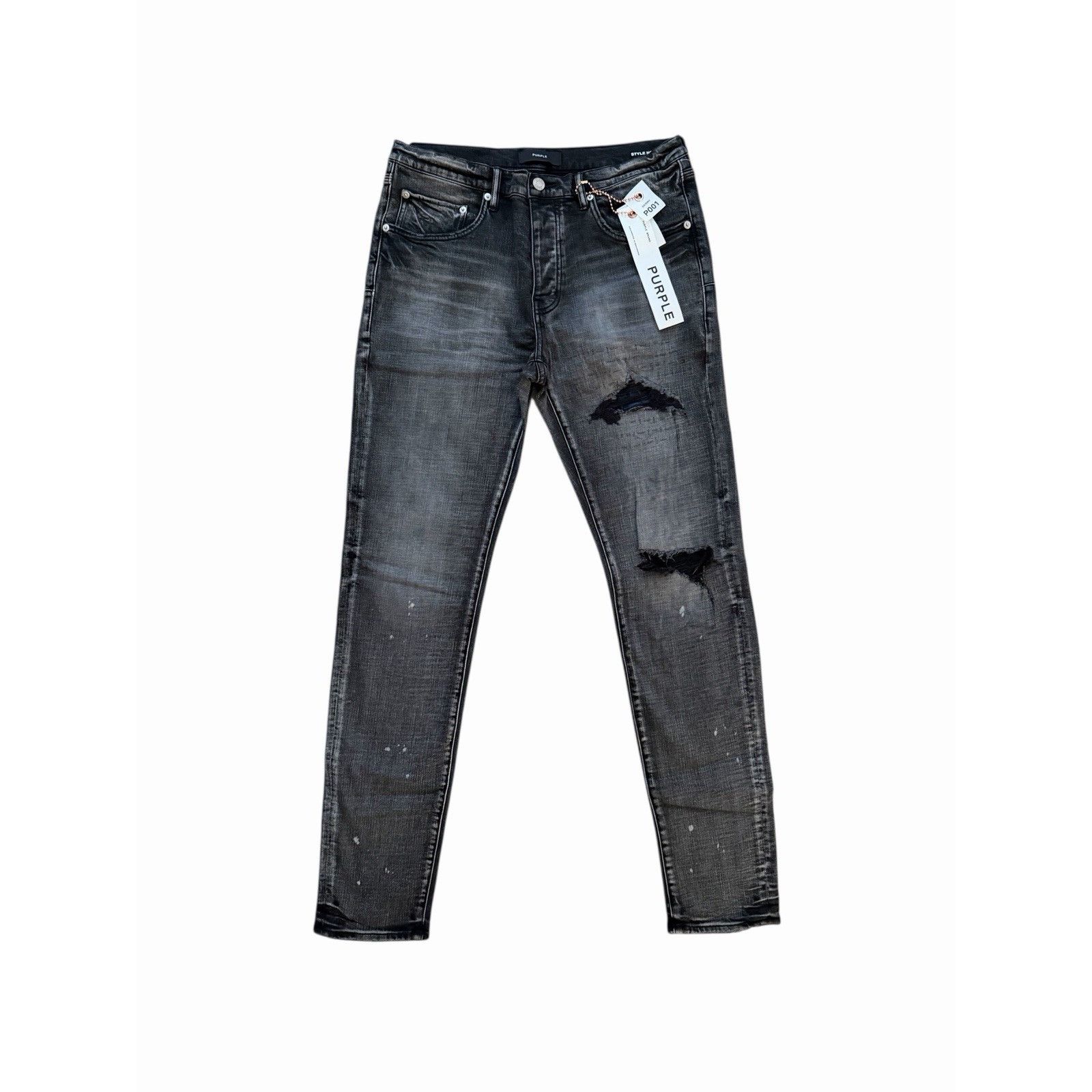 Purple Brand Purple Brand Jeans Men Slim Fit Black P001 Size 31/32 Size US 31 - 1 Thumbnail