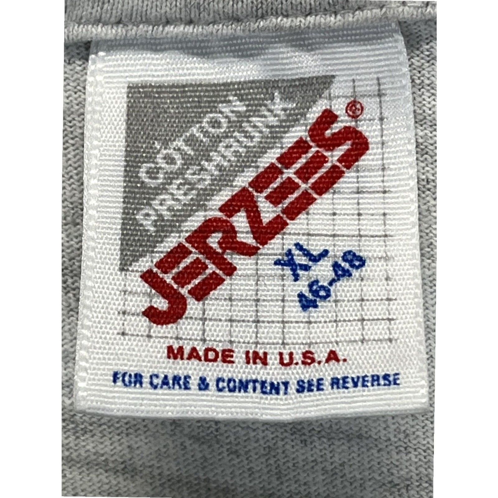 Jerzees VINTAGE 90s Jerzees Hollywood California Graphic Tshirt Adult XL Gray Mens Cotton Size US XL / EU 56 / 4 - 4 Thumbnail