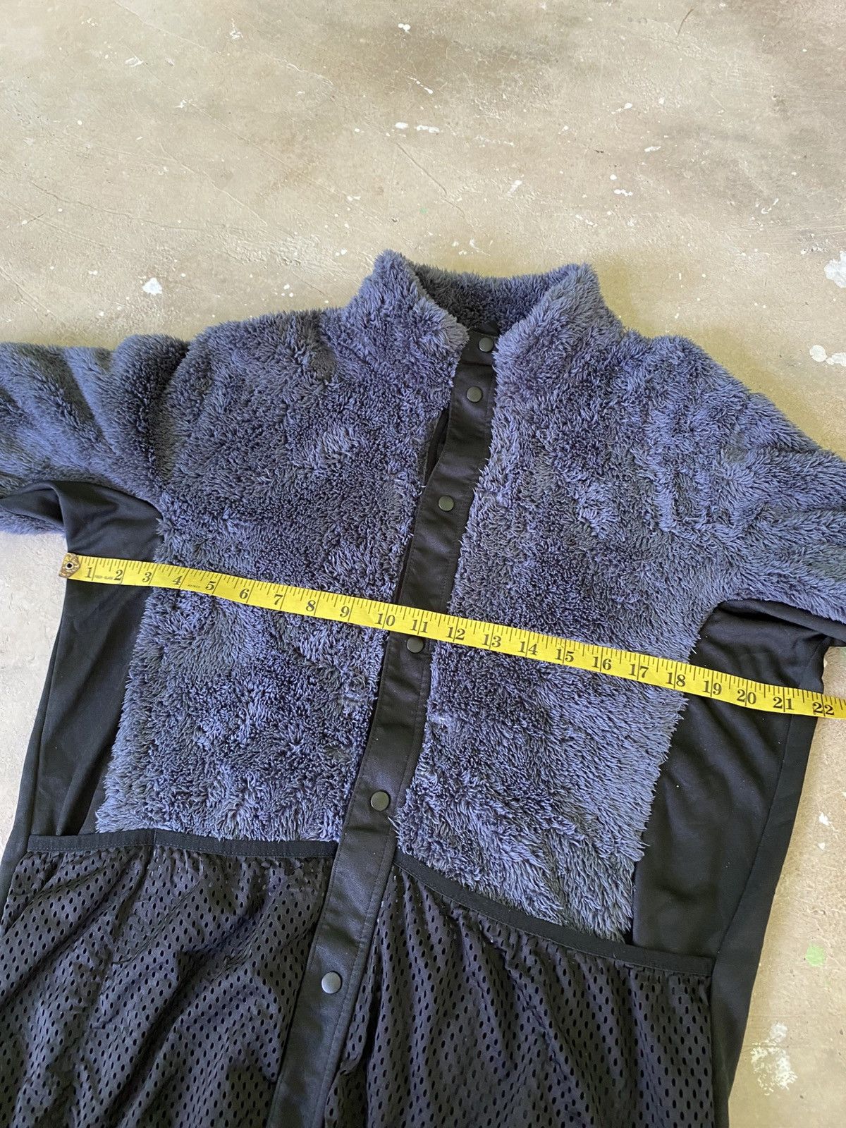 Japanese Brand AEGIS Tactical Sherpa Fleece Jacket Grey Black Size US M / EU 48-50 / 2 - 12 Thumbnail