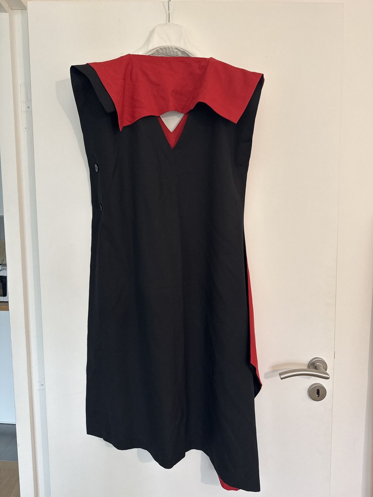 Issey Miyake Issey Miyake Reversible Dress – Sculptural Black & Red (rare Size M / US 6-8 / IT 42-44 - 2 Thumbnail