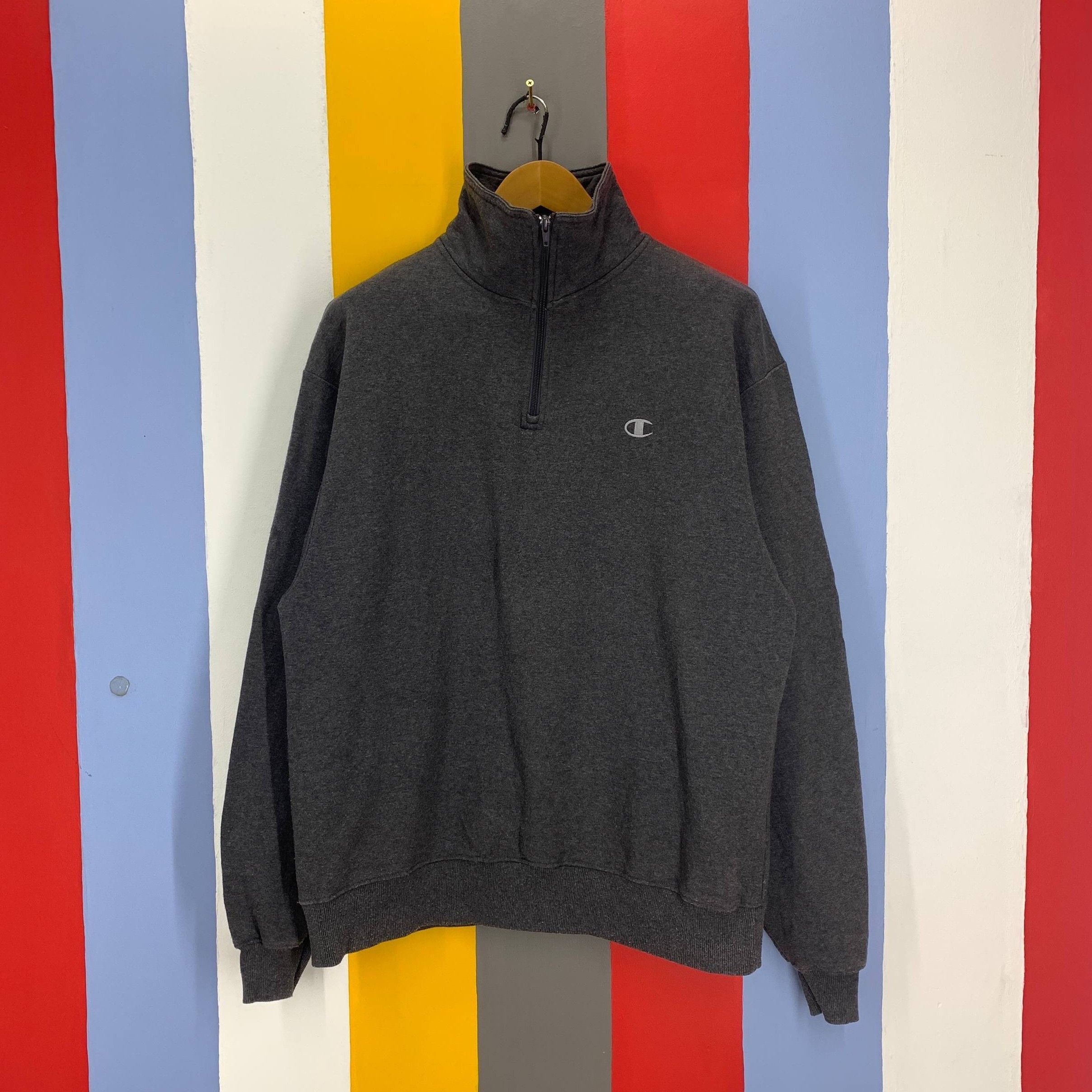 Champion Vintage CHAMPION Stand Up Collar Sweatshirt #2610/Z Size US L / EU 52-54 / 3 - 1 Thumbnail