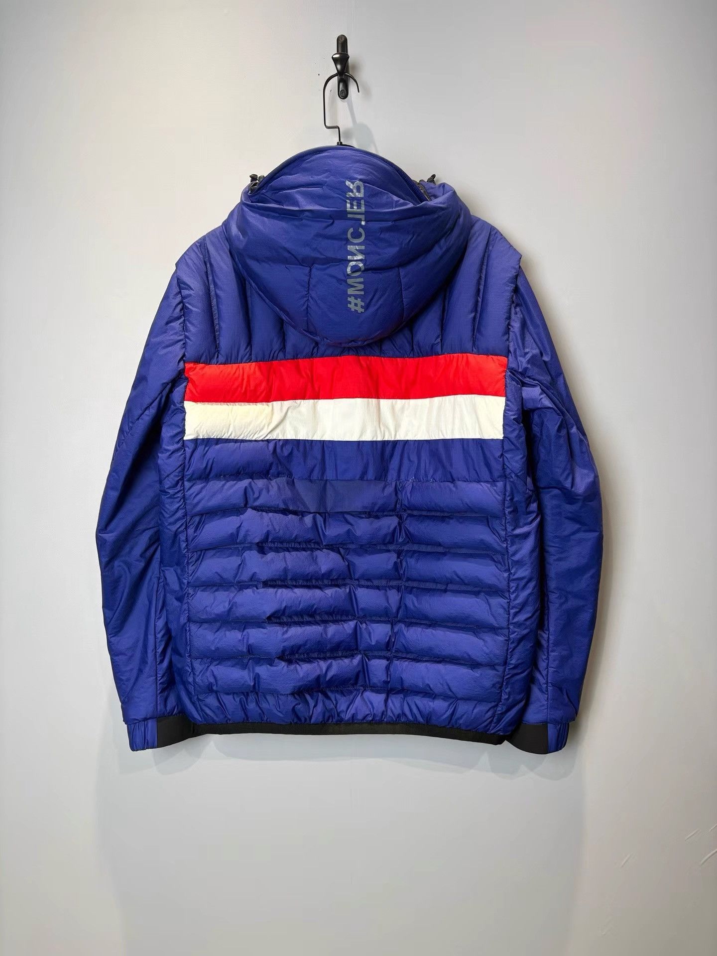 Moncler Moncler Blue Hooded Down Jacket Ski Series K36 Size US L / EU 52-54 / 3 - 2 Thumbnail