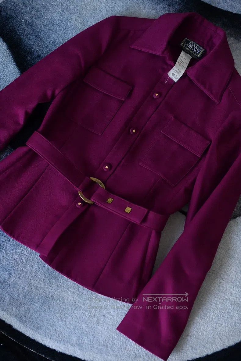 Versace Versace Wool hunting outfit Size S / US 4 / IT 40 - 1 Thumbnail