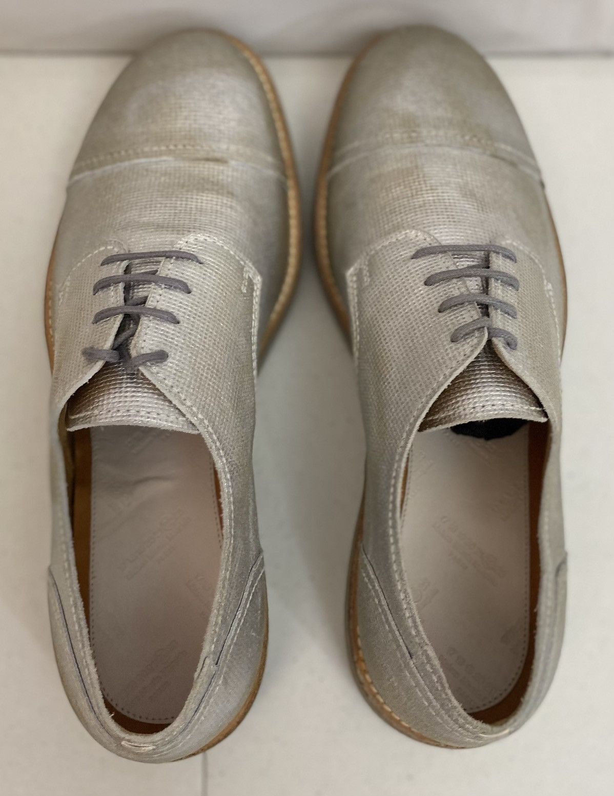 Maison Margiela Maison Margiela 22 🇮🇹 Silver treated TinMan Captoe 7 US New Size US 7 / EU 40 - 8 Thumbnail