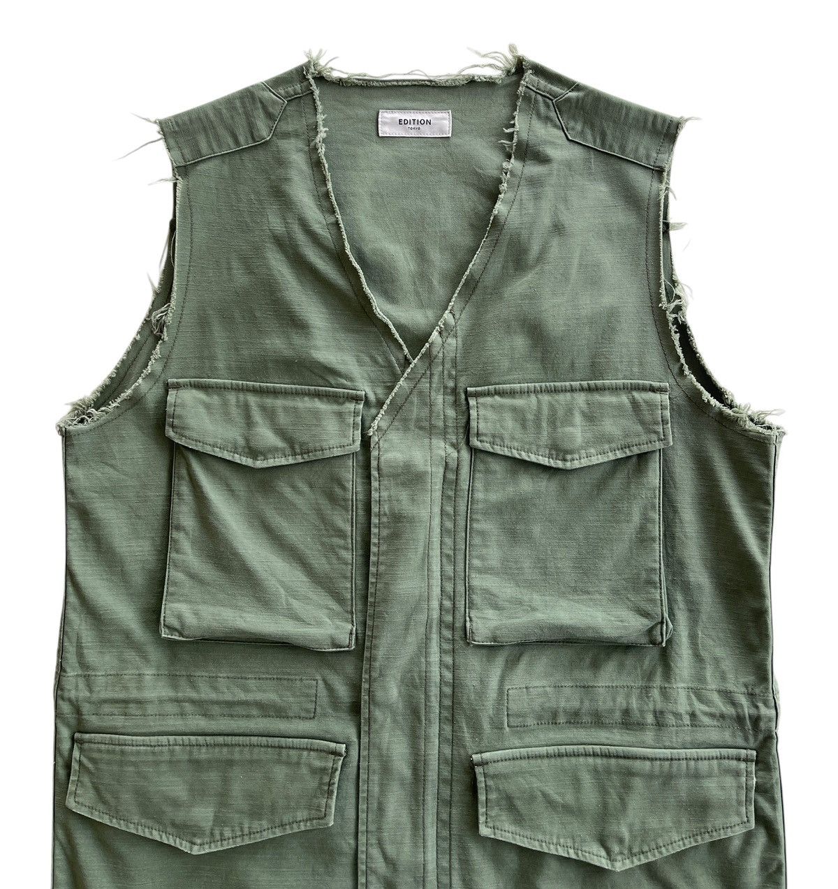 Edition Japan Edition Tokyo M-65 Cut Off Distressed Vest Jacket Size US S / EU 44-46 / 1 - 3 Thumbnail
