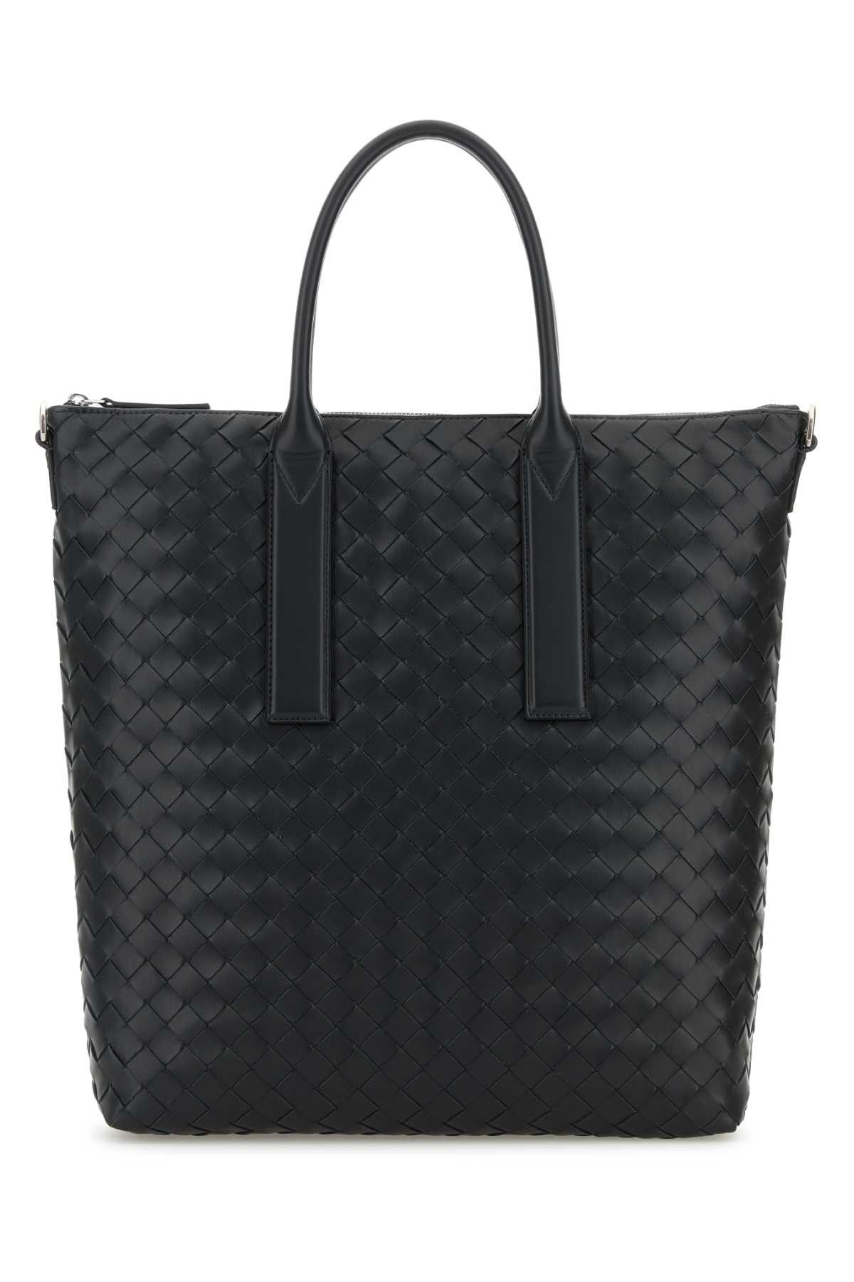 Bottega Veneta Graphite Leather North-South Shopping Bag Size ONE SIZE - 1 Thumbnail