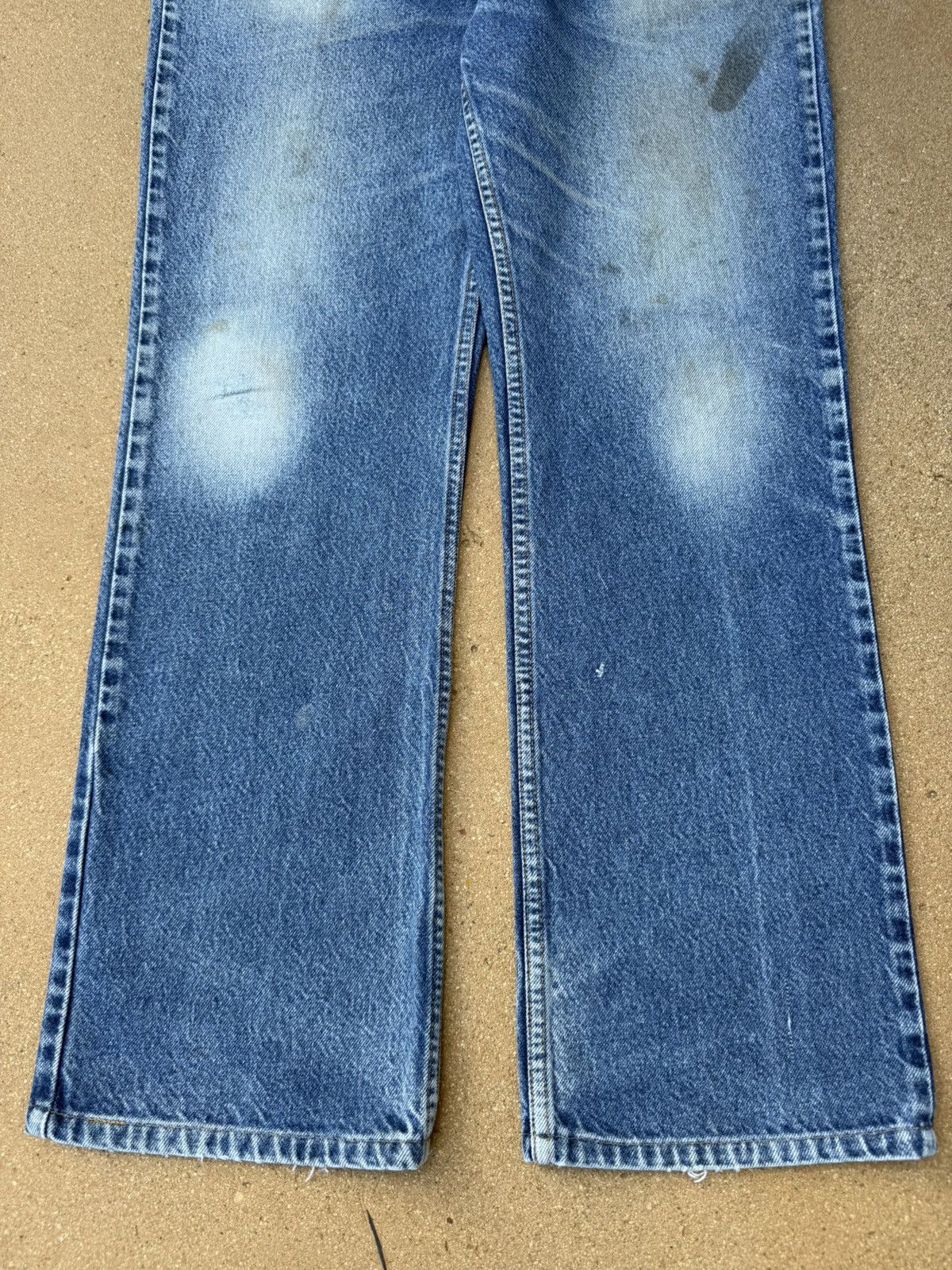 Levi's Vintage 90’s Levi’s 517 Orange Tab Bootcut Flare Jeans 35x30 Size US 35 - 3 Thumbnail