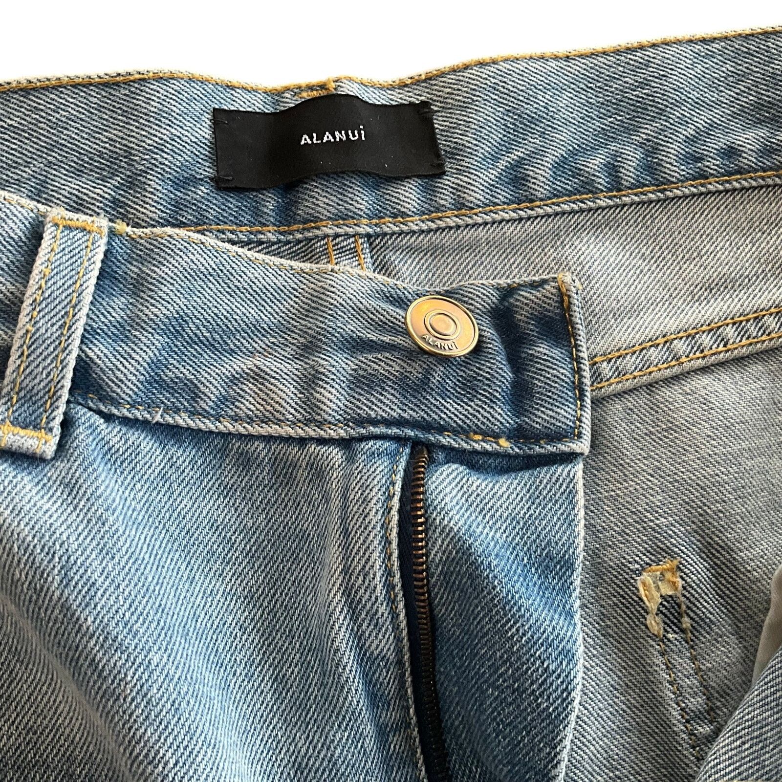 Alanui ALANUI: Men's Baggy Cut Patchwork Jeans - 30 Size US 30 / EU 46 - 5 Thumbnail