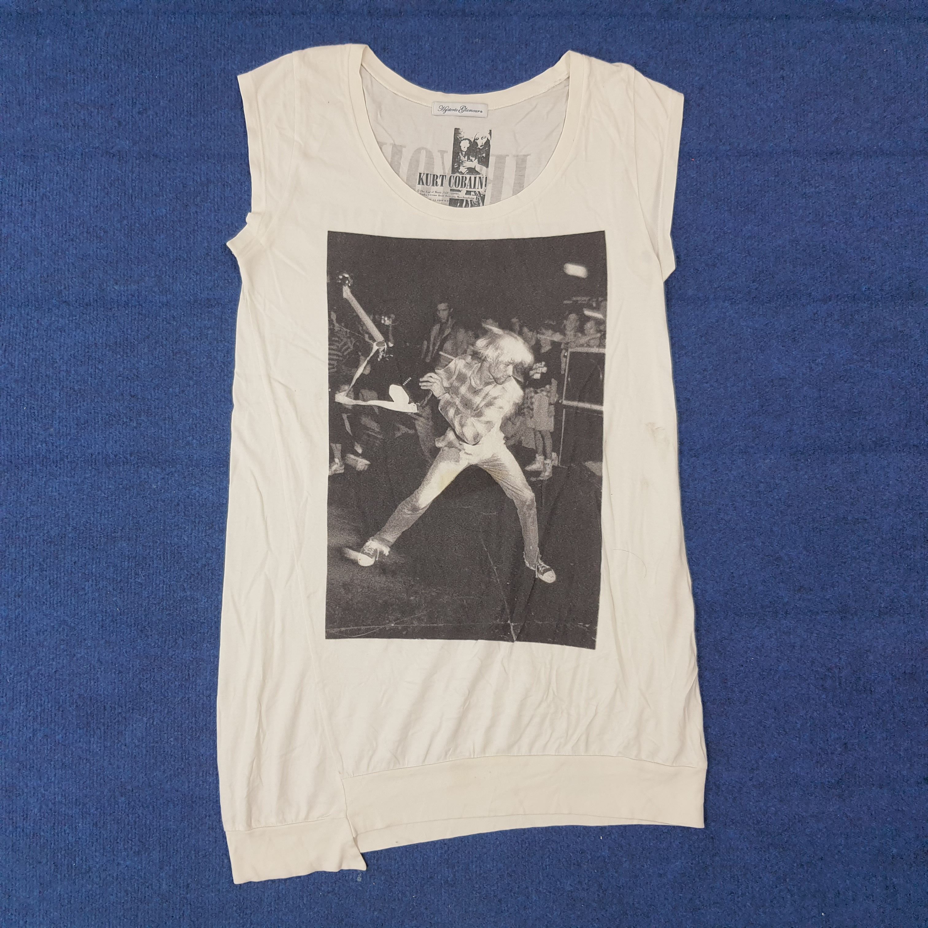 Hysteric Glamour Vintage Hysteric Glamour Kurt Cobain Nirvana TankTop C276N34 Size S / US 4 / IT 40 - 1 Thumbnail