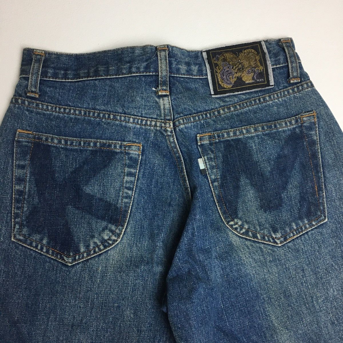 Kansai Yamamoto Kansai Man Selvedge Baggy Jeans Size US 26 / EU 42 - 7 Thumbnail