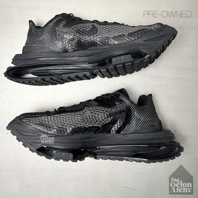 MMW × Nike Matthew M. Williams x Nike Zoom 004 Triple Black DC7442-001 Size US 9.5 / EU 42-43 - 6 Thumbnail