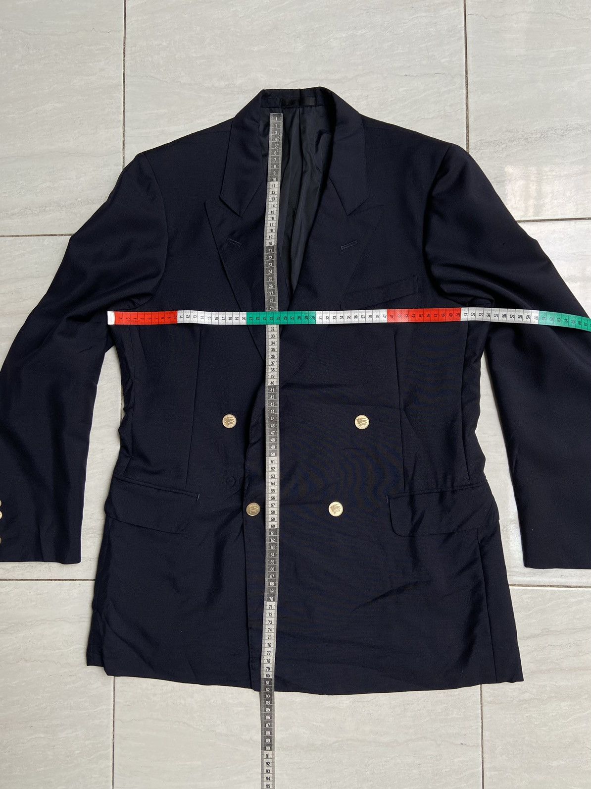 Burberry BURBERRY Navy Suit Size US M / EU 48-50 / 2 - 2 Thumbnail