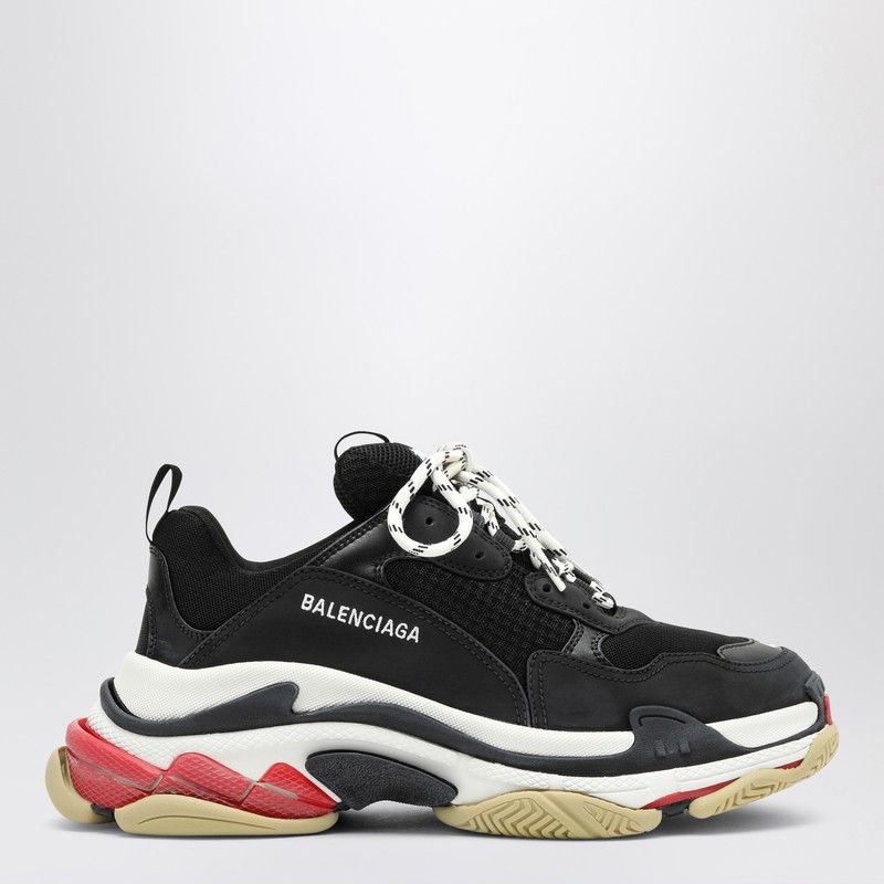 Balenciaga Balenciaga Triple S Black Red Trainer Grailed