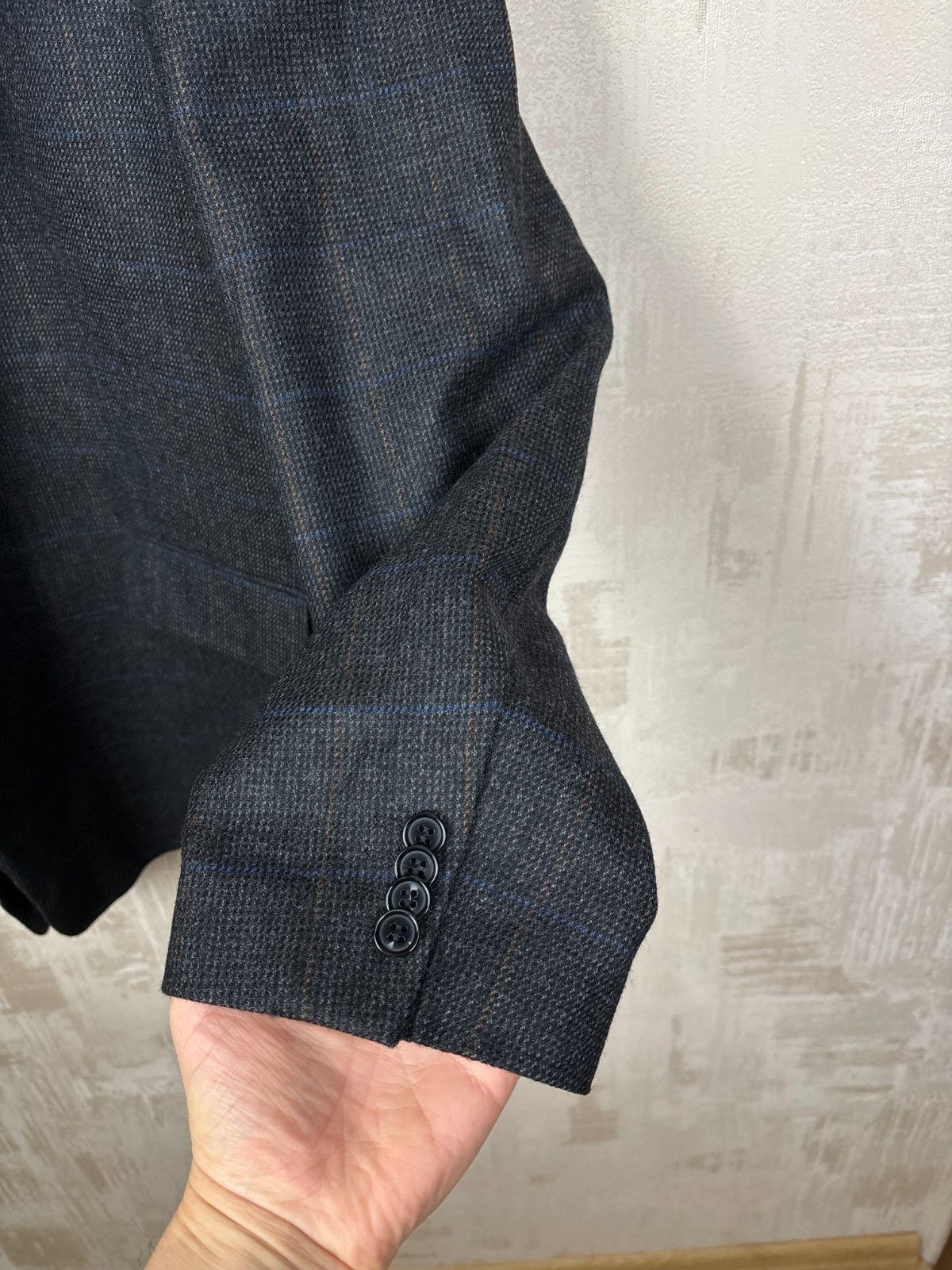 Other Edler Von F Oxford Wool Check Blazer Jacket Sport Coat Size 54R - 10 Thumbnail