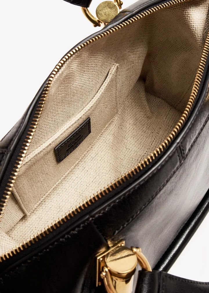 Chloe o1loc1c11025 Size: OS / Small Paraty Double Carry Bag Black Size ONE SIZE - 4 Thumbnail