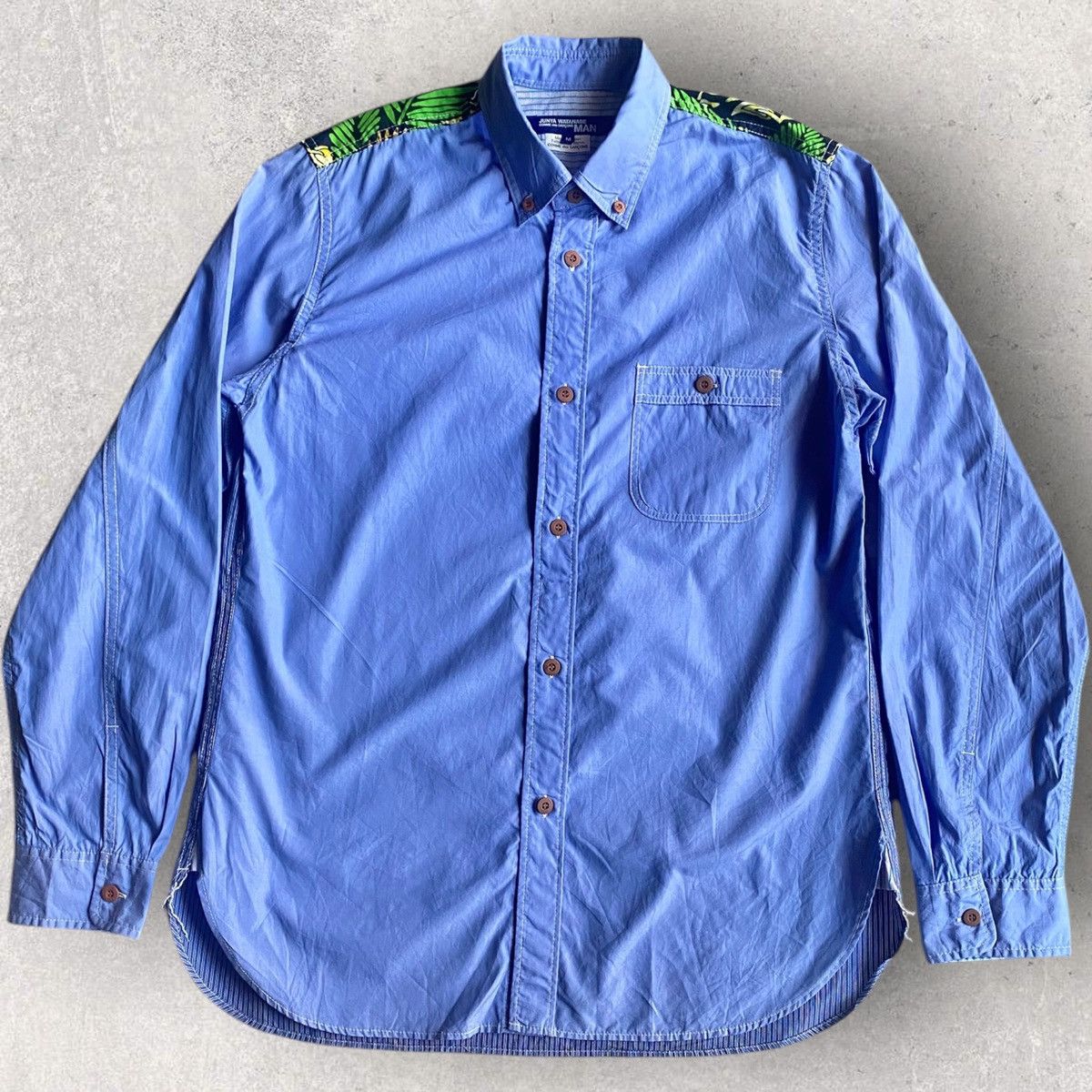 Comme des Garcons SS16 “Faraway” African Fabric Back Patchwork Shirt Size US M / EU 48-50 / 2 - 3 Thumbnail