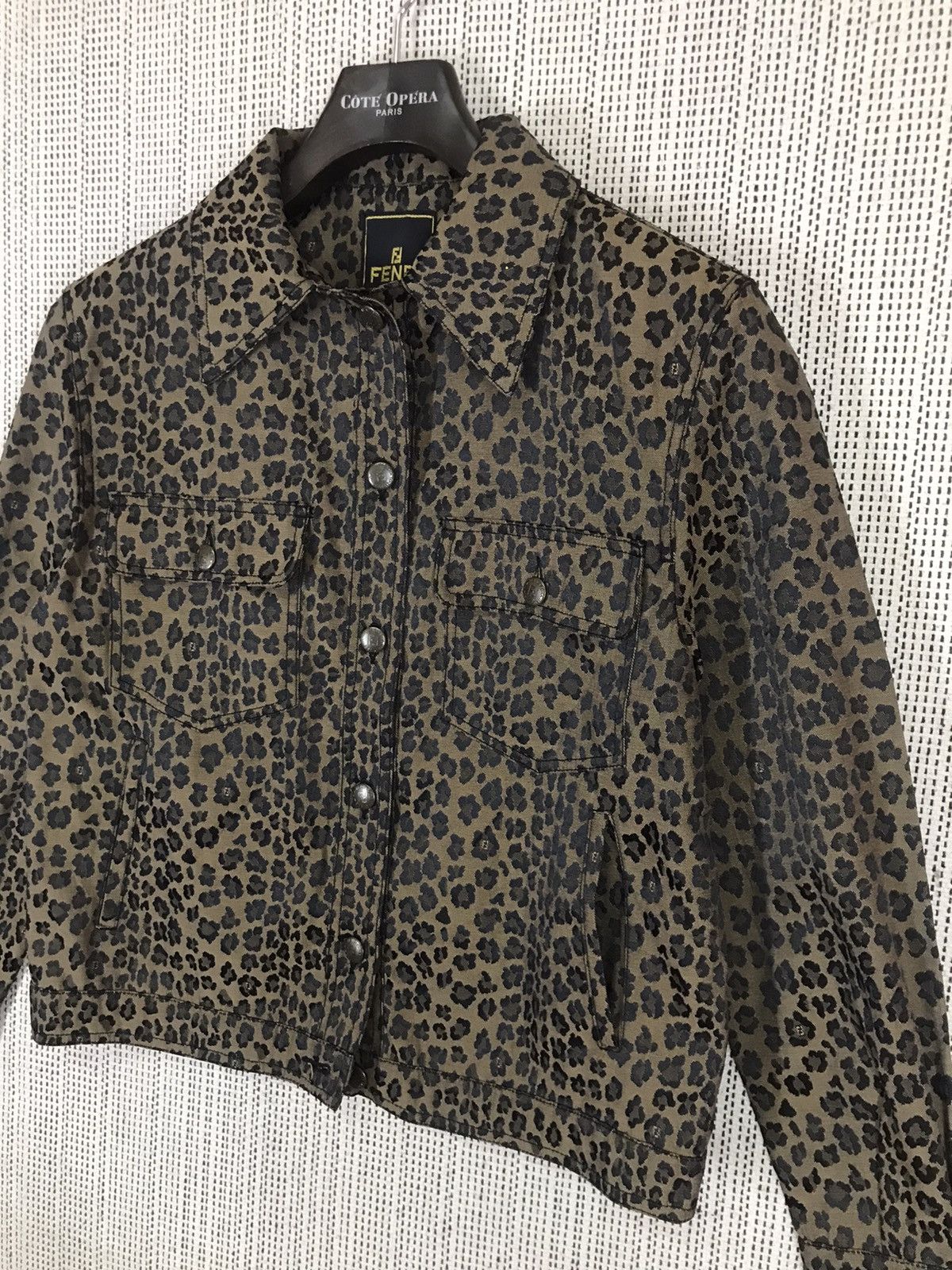 Fendi 🔥FENDI LEOPARD TRUCKER JACKET MADE IN ITALY VERY NICEDESIGN Size US M / EU 48-50 / 2 - 3 Thumbnail