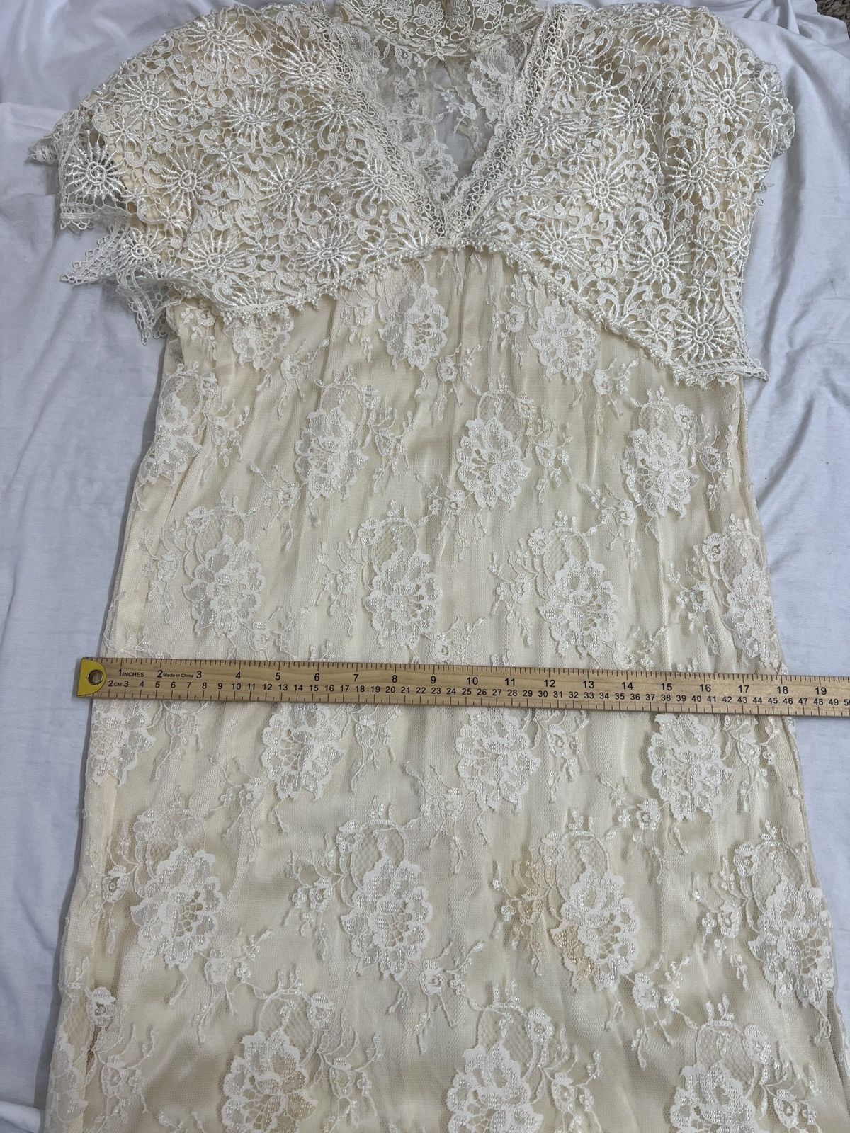 Jessica McClintock VTG 80s JESSICA MCCLINTOCK Ivory Lace Victorian StyleWedding Size M / US 6-8 / IT 42-44 - 9 Thumbnail