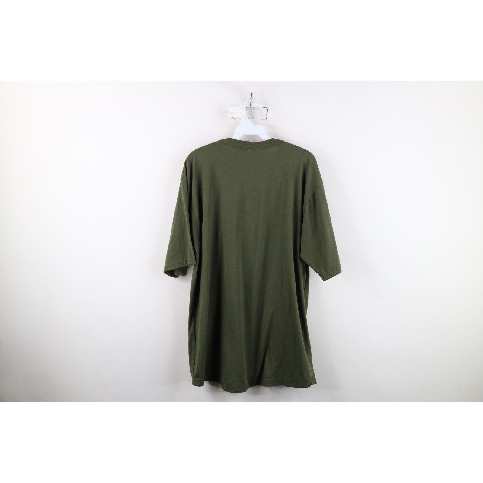 Cabelas Vintage 90s Cabelas Distressed Blank Knit T-Shirt Size US L / EU 52-54 / 3 - 10 Thumbnail
