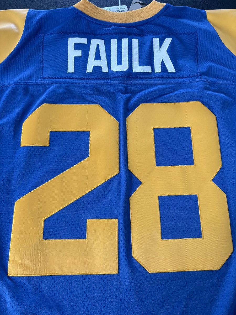Mitchell & Ness Marshall Faulk Royal St. Louis Rams Gridiron Classics 1999 Size US XXS / EU 40 - 8 Thumbnail