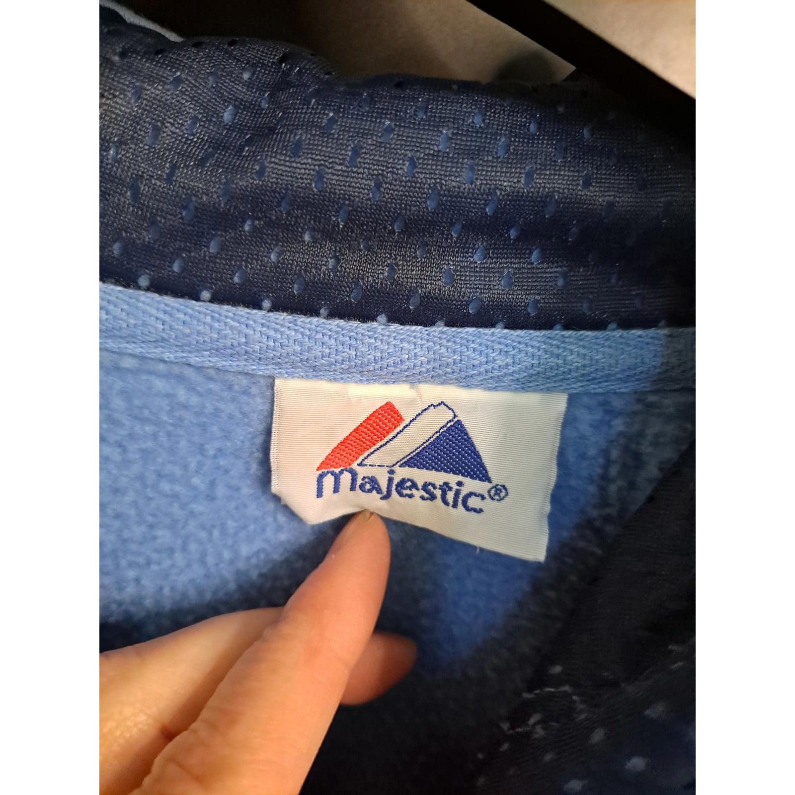 Majestic Majestic Carolina Blue Hoodie With Pockets and Reinforced Sh Size US L / EU 52-54 / 3 - 3 Thumbnail