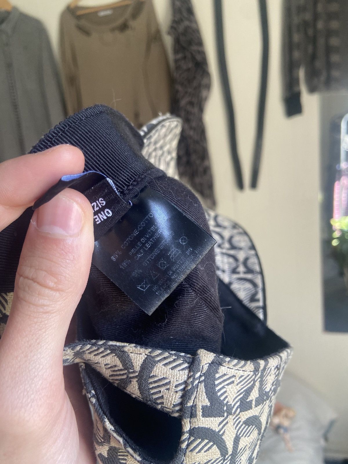 Salvatore Ferragamo FERRAGAMO GANCINI MONOGRAM BASEBALL HAT Size ONE SIZE - 8 Thumbnail