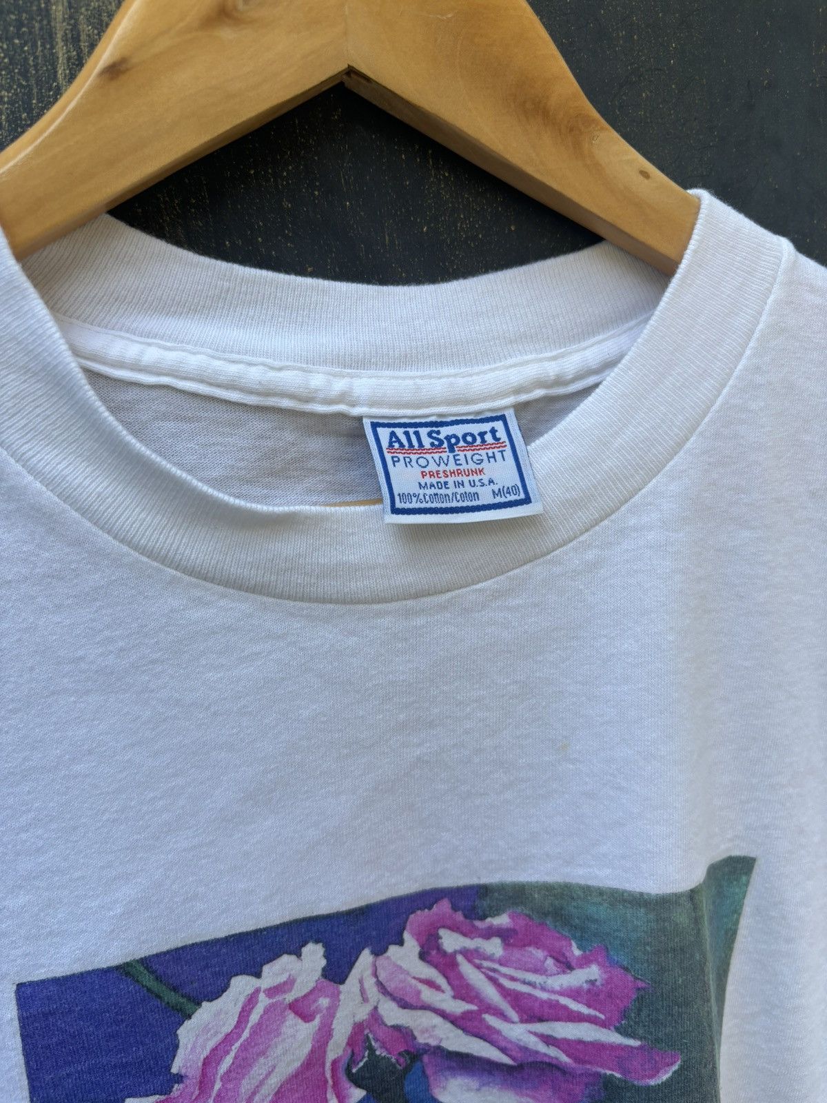 Vintage RARE! Vintage 90’s Art Flower Tee Size US M / EU 48-50 / 2 - 6 Thumbnail