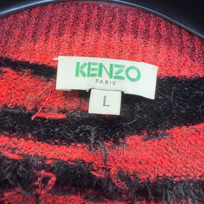 Kenzo Kenzo Round neck knitted long-sleeved sweater Size L / US 10 / IT 46 - 3 Thumbnail