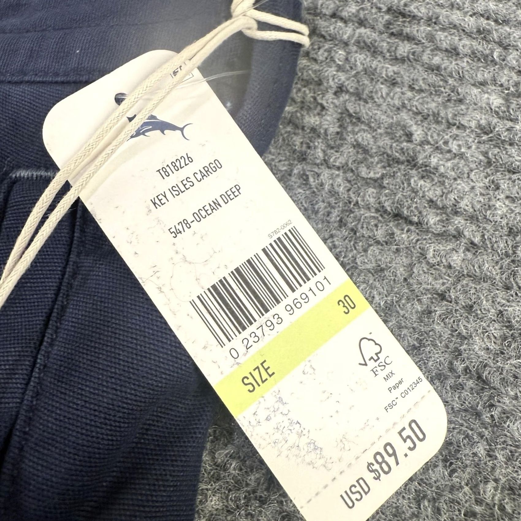 Tommy Bahama Tommy Bahama Cargo Shorts Mens 30 Ocean Deep Blue Key Isles New Casual Size US 30 / EU 46 - 5 Thumbnail