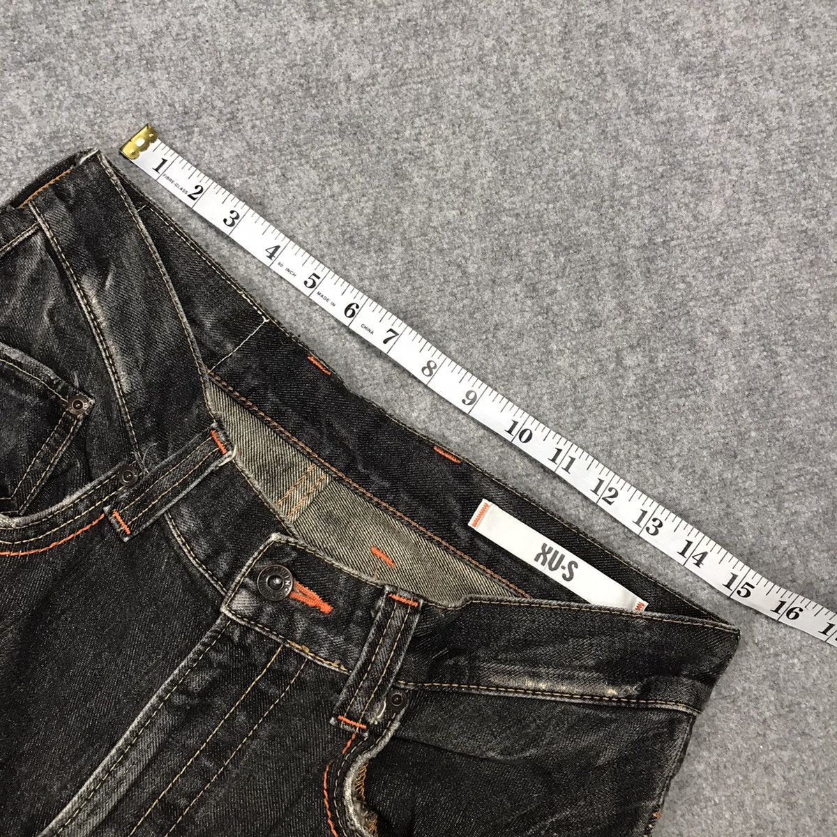 If Six Was Nine × Japanese Brand × Le Grande Bleu (L.G.B.) FLARE EDWIN JAPAN BLACK FADED DENIM BOOT CUT PANTS Size US 30 / EU 46 - 12 Thumbnail