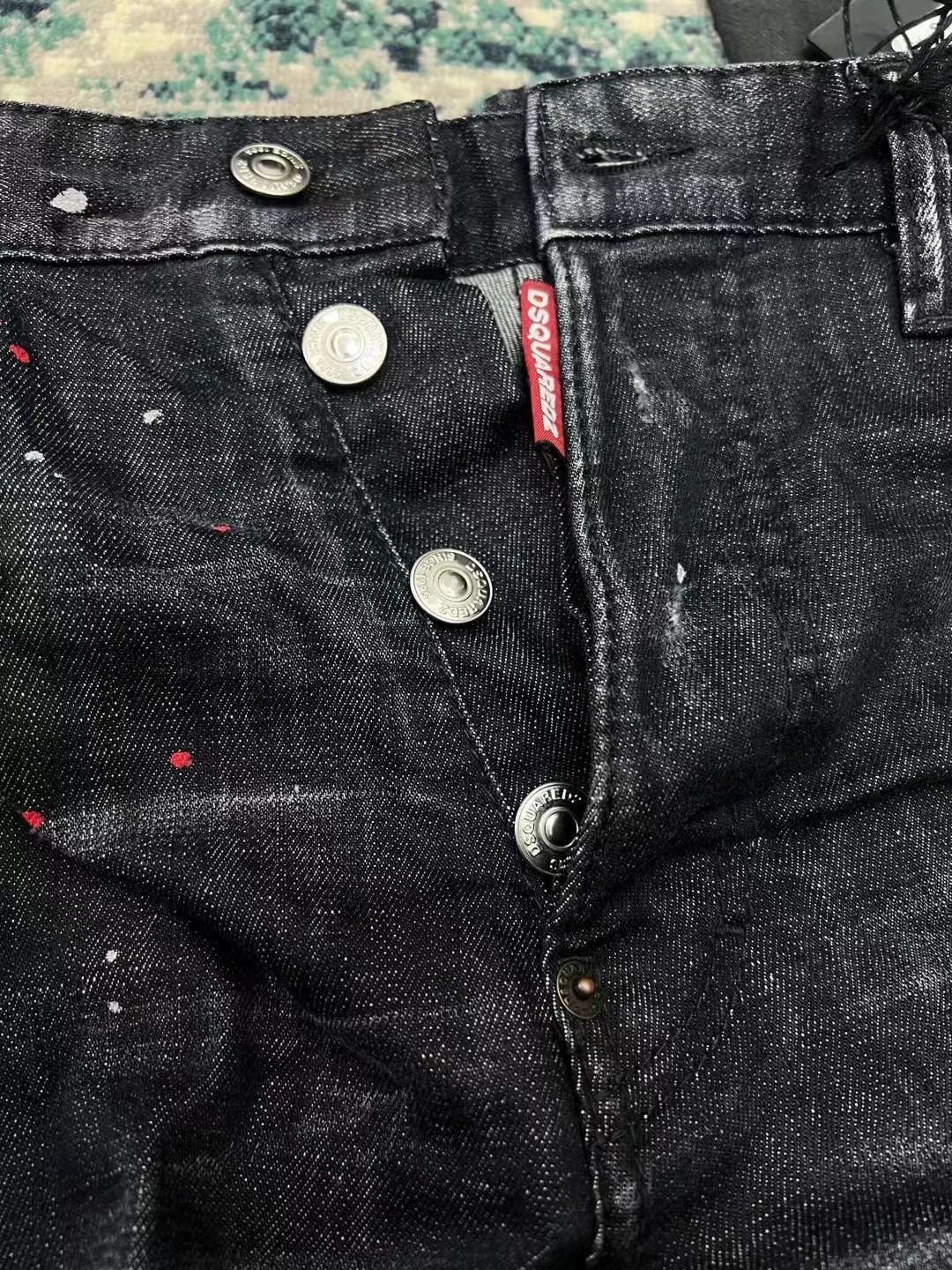 Dsquared2 Dsquared2 Relax Long Crotch Black Washed Jeans 44 Size US 28 / EU 44 - 3 Thumbnail