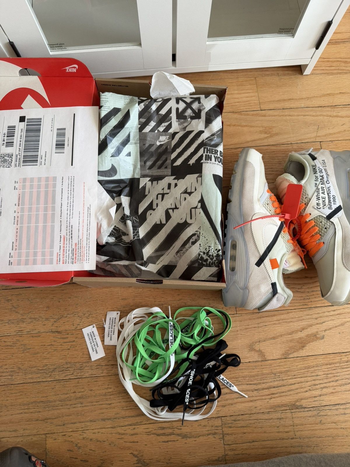 Nike × Off-White Nike Air Max 90 x Off-White the Ten 2017 Size 10 Size US 10 / EU 43 - 8 Thumbnail