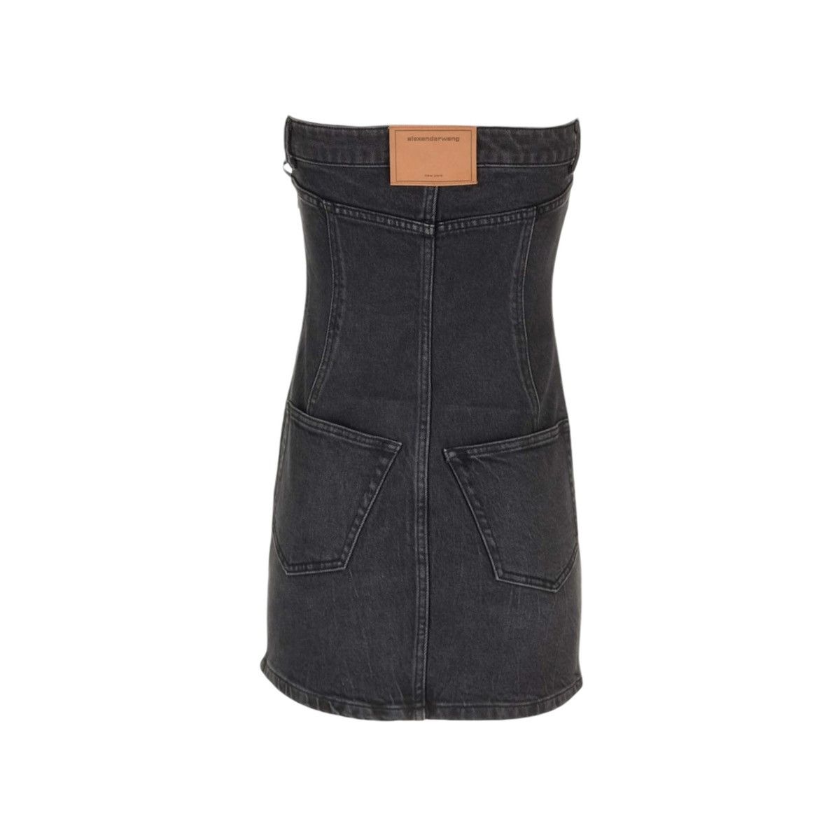 Alexander Wang × T by Alexander Wang Denim bodycon minidress Size S / US 4 / IT 40 - 4 Thumbnail