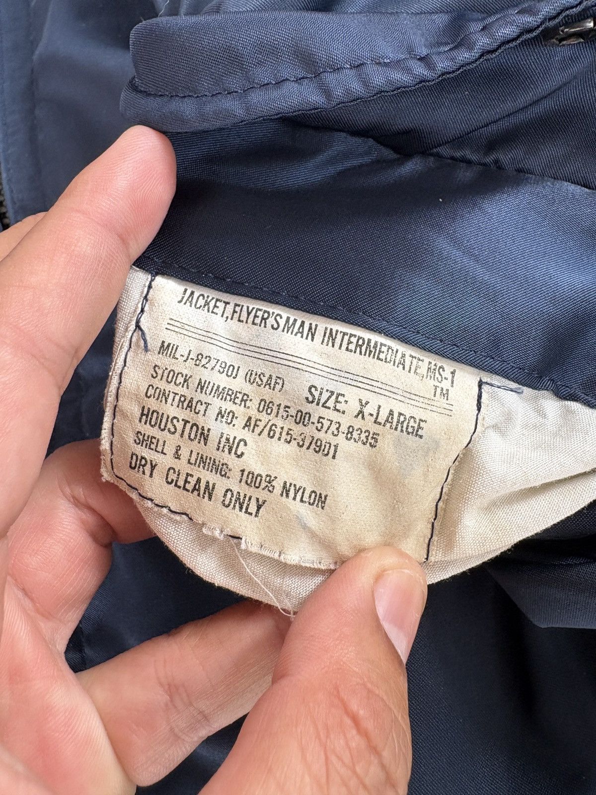 I.N.C × Vintage Vintage Houston Inc Intermediate Bomber Jacket Military Size US XL / EU 56 / 4 - 2 Thumbnail