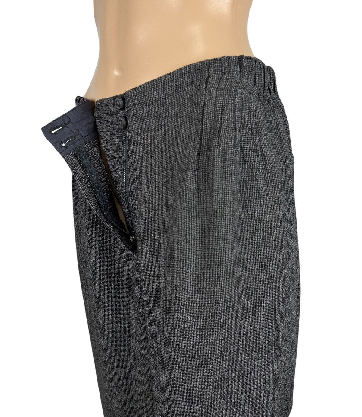 Designer Poetry Glencheck Crop Pants Tapered size US10 UK14 Size 32" / US 10 / IT 46 - 10 Thumbnail