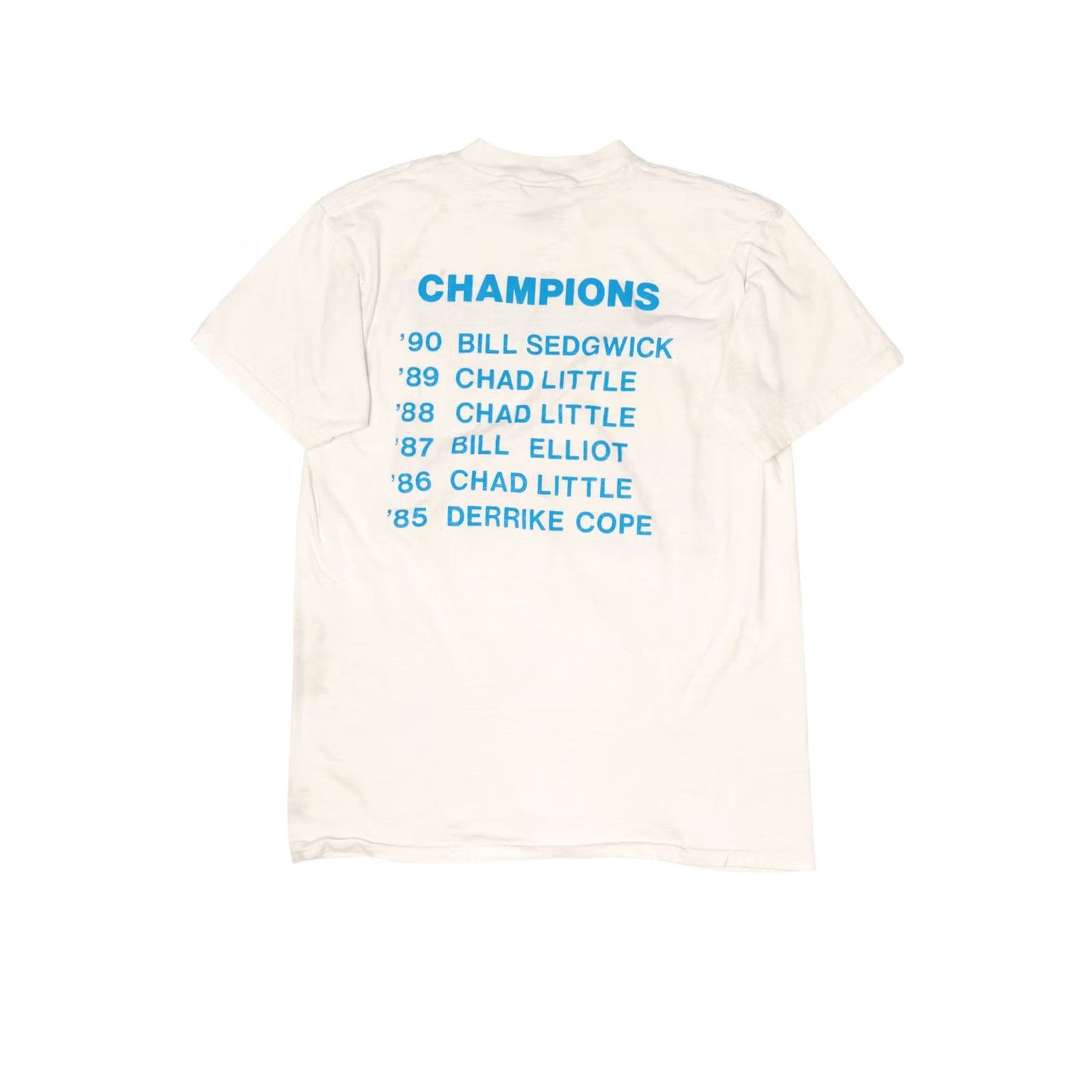 Vintage VINTAGE Motorcraft 500 Champions Single Stitch T-Shirt White Unisex Adults XL Short Sleeve 1991 1990s Mens Womens Boys Girls Size US XL / EU 56 / 4 - 2 Thumbnail