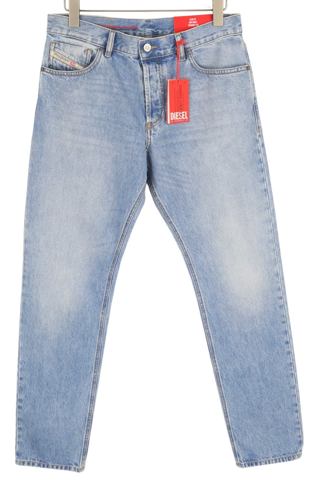 Diesel 1995 D-SARK 09I29 W32/L32 Blue Slim Straight 85406 Size US 32 / EU 48 - 1 Thumbnail